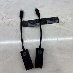 HP USB-C to RJ45 Adapter Dongle, 855474-001 918779-001 RTL8153-03 Lot Of 2